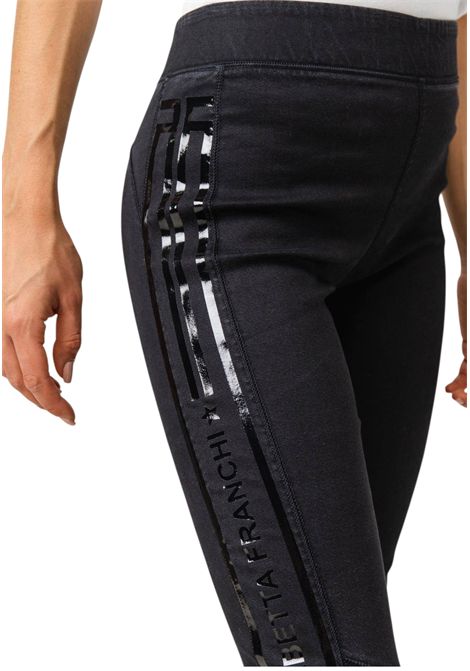 Leggins con logo laterale ELISABETTA FRANCHI | Pantaloni | PJ49D96E2110